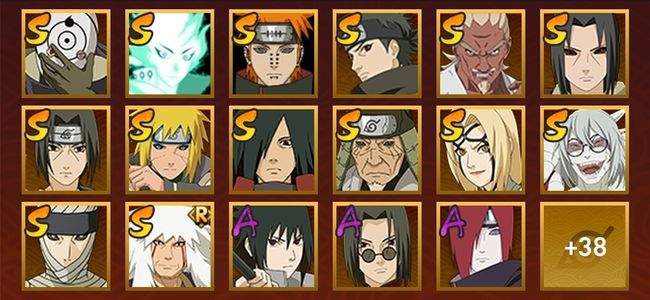 火影忍者V11 15S忍 40A忍 55忍 15S碎片 17通灵 800W战力 前1000名 影级