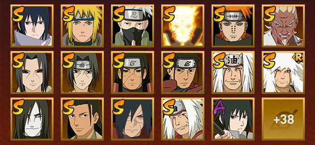 火影忍者V7 18S忍 37A忍 55忍 18S碎片 16通灵 900W战力 前1000名 超影