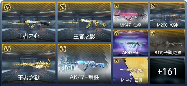 穿越火线：枪战王者6王者武器 170英雄武器 9英雄角色 366万化 枪圣S