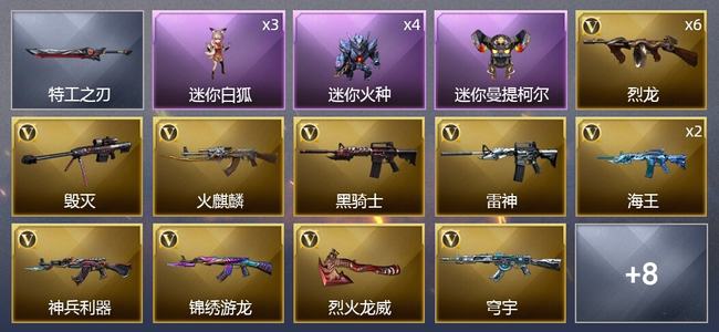 穿越火线（CF）16V武器 1V角色 6皮肤 可排位 新锐