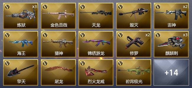 穿越火线（CF）24V武器 2V角色 9皮肤 可排位 枪王