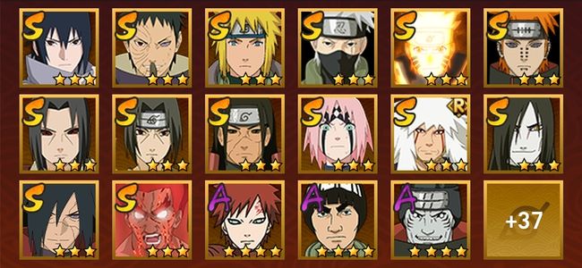 火影忍者V3 15S忍 39A忍 175忍 2002S碎片 18通灵 800W战力 前1000名 中忍