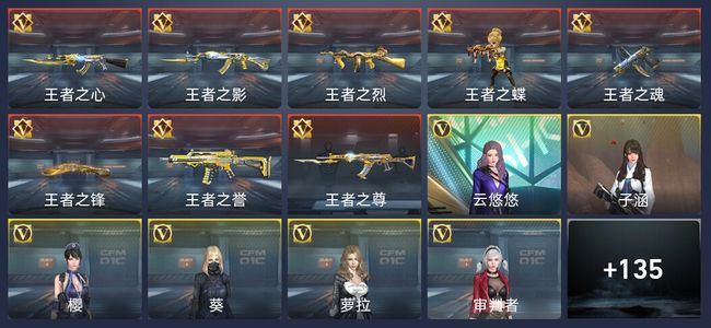 穿越火线：枪战王者V8 8王者 142英雄武器 7英雄角色 248万化 专家S