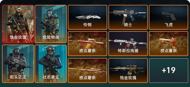 三角洲行动总资产102.4M 7干员外观 1近战 26传说枪械 烽火：黄金 战场：军士长