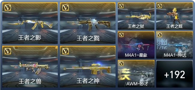 穿越火线：枪战王者V7 15王者武器 218英雄武器 8英雄角色 416万化 枪圣