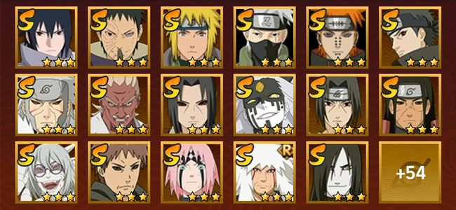 火影忍者V11 23S忍 48A忍 224忍 2688S碎片 16通灵 1000W战力 前500名 超影