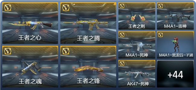 穿越火线：枪战王者V6 8王者武器 89英雄武器 126万化 专家S