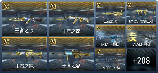 穿越火线：枪战王者V7 13王者武器 217英雄武器 8英雄角色 411万化 枪王