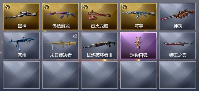 穿越火线（CF）4V武器 2皮肤 可排位 新锐