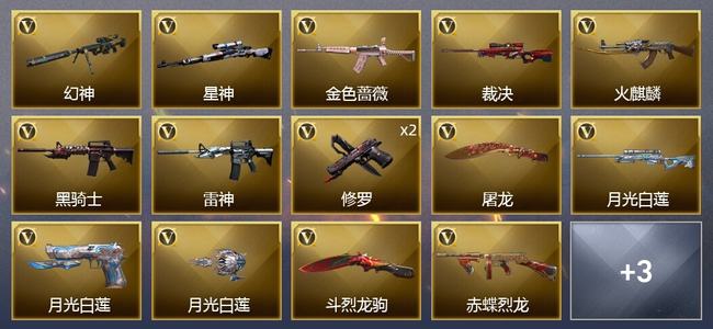 穿越火线（CF）13V武器 1V角色 9皮肤 可排位 新锐