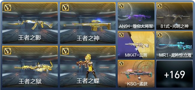 穿越火线：枪战王者V5 8王者武器 207英雄武器 8英雄角色 396万化 新锐