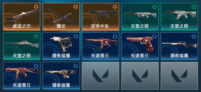 无畏契约3橙皮 12皮肤 8550皮肤总价值 110已用源晶