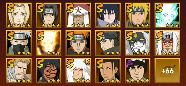 火影忍者V15 20S忍 63A忍 232忍 3099S碎片 28通灵 1000W战力 前50名 暗部