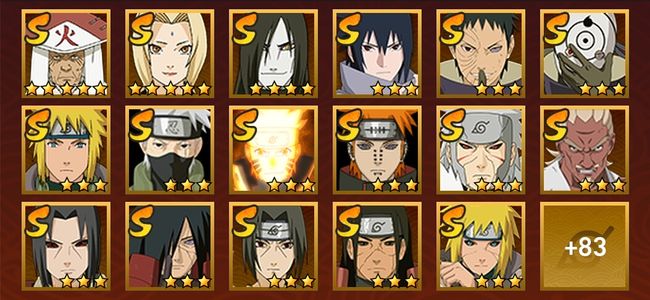 火影忍者V12 36S忍 65A忍 330忍 4624S碎片 26通灵 1000W战力 前500名 暗部