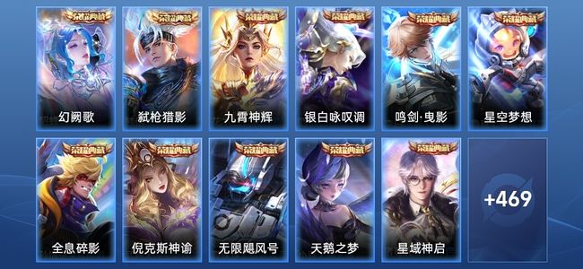 王者荣耀V10 12典藏 4无双 64传说 152史诗 481皮肤 非凡王者