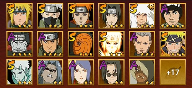 火影忍者V10 9S忍 25A忍 98忍 1104S碎片 16通灵 400W战力 上忍