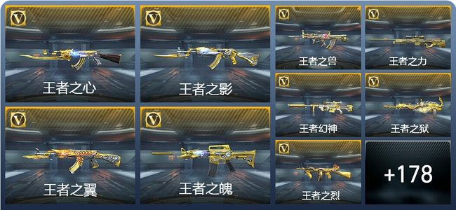 穿越火线：枪战王者V9 26王者武器 217英雄武器 7英雄角色 431万化 专家