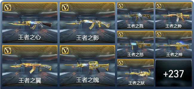 穿越火线：枪战王者V8 26王者武器 246英雄武器 13英雄角色 583万化 枪皇S