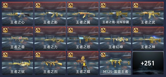 穿越火线：枪战王者38王者 256英雄武器 9英雄角色 430万化 枪皇SSS