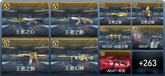 穿越火线：枪战王者V8 32王者武器 272英雄武器 11英雄角色 461万化 专家S