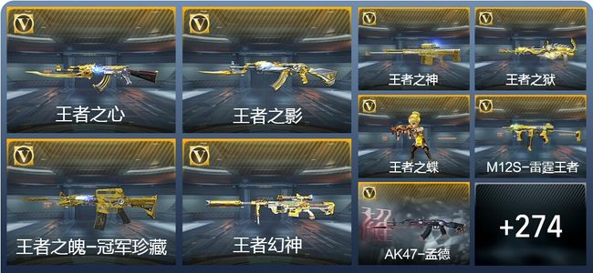 穿越火线：枪战王者V8 24王者武器 283英雄武器 12英雄角色 511万化 新锐