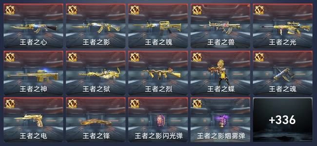 穿越火线：枪战王者V8 33王者 339英雄武器 12英雄角色 579万化 传奇
