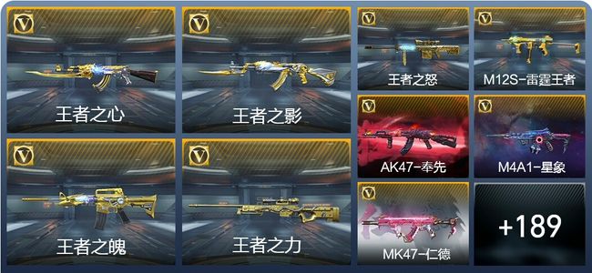 穿越火线：枪战王者V7 20王者武器 198英雄武器 8英雄角色 303万化 枪皇SSS