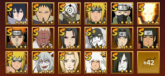 火影忍者V10 20S忍 39A忍 185忍 2595S碎片 16通灵 1000W战力 前500名 上忍