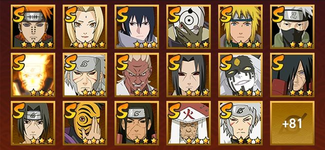 火影忍者V13 32S忍 66A忍 286忍 3995S碎片 21通灵 1000W战力 前500名 暗部