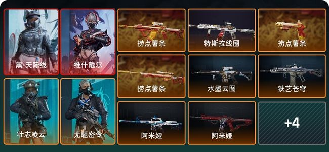 三角洲行动总资产6M 6干员外观 12传说枪械 钻石