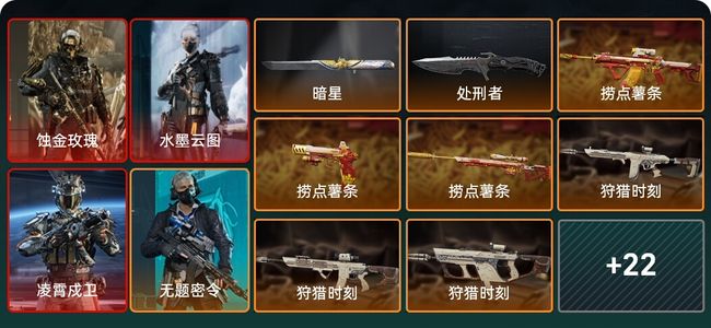 三角洲行动总资产155M 8干员外观 2传说近战 28传说枪械 三角洲巅峰