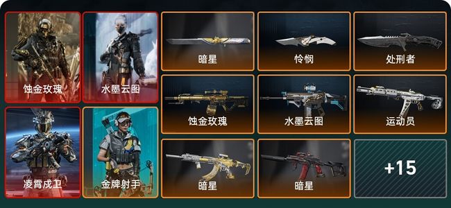 三角洲行动总资产449M 6干员外观 3传说近战 23传说枪械 青铜