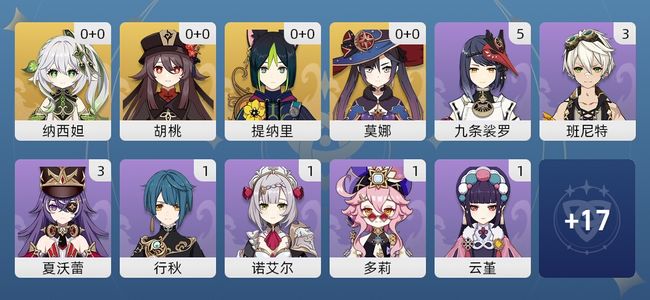 原神4黄 4角色黄 4五星角色 女主 42级