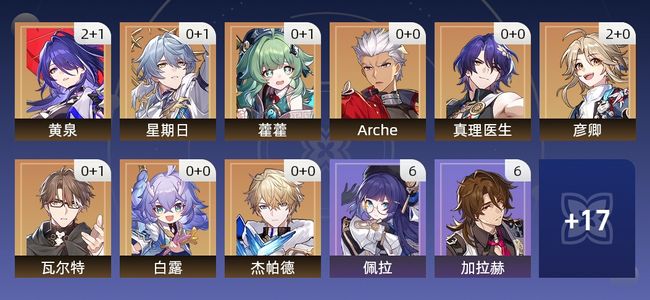 崩坏：星穹铁道18黄 13角色黄 5光锥黄 9五星角色 5五星光锥 68级 男主