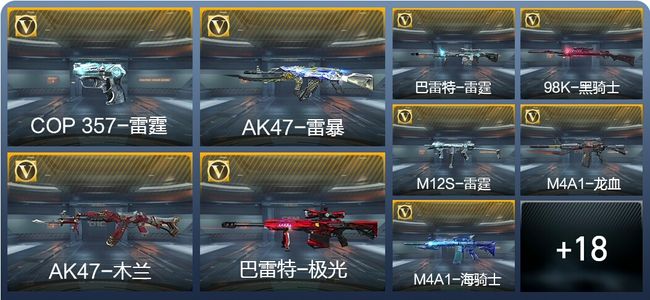 穿越火线：枪战王者27英雄武器 17万化 新锐