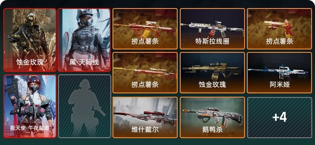 三角洲行动总资产61M 3干员外观 12传说枪械 白银