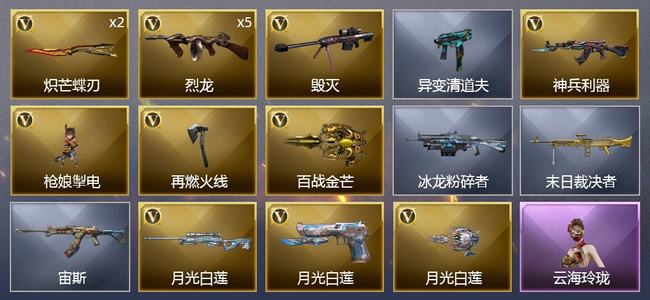 穿越火线（CF）15V武器 1皮肤 可排位 专家