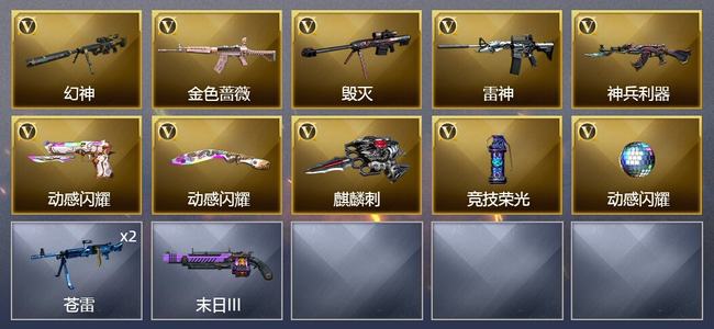 穿越火线（CF）10V武器 4皮肤 可排位 新锐