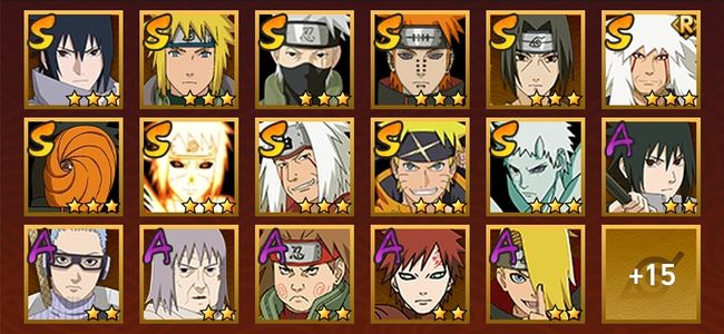 火影忍者V8 11S忍 21A忍 100忍 1282S碎片 14通灵 400W战力 中忍