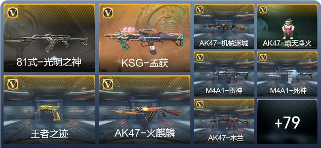 穿越火线：枪战王者4王者武器 88英雄武器 1英雄角色 160万化 枪王S