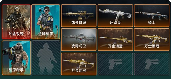 三角洲行动总资产120M 3干员外观 1传说近战 13传说枪械 黑鹰