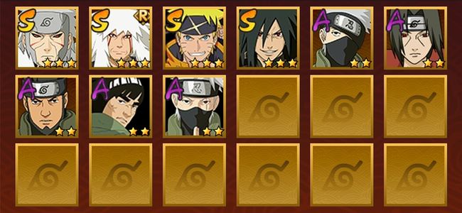 火影忍者V6 4S忍 5A忍 47忍 591S碎片 9通灵 100W战力 前1000名 上忍