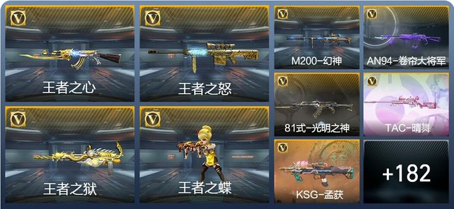 穿越火线：枪战王者V6 9王者武器 191英雄武器 6英雄角色 256万化 大师SS