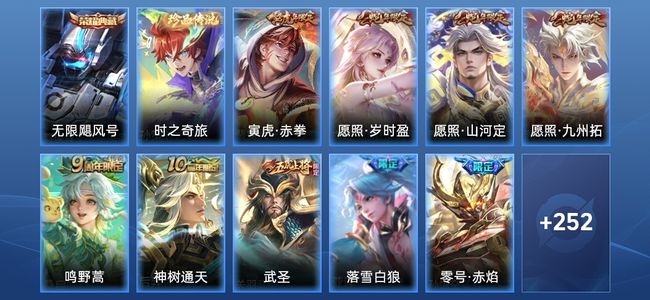 王者荣耀V7 1典藏 15传说 76史诗 264皮肤 至圣王者