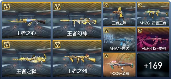 穿越火线：枪战王者V7 11王者武器 207英雄武器 9英雄角色 374万化 枪皇SSS