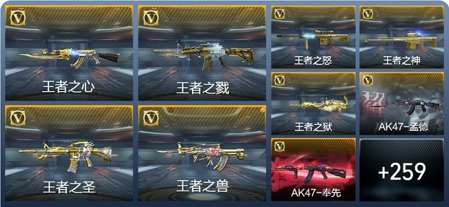 穿越火线：枪战王者V8 13王者武器 268英雄武器 8英雄角色 623万化 专家S