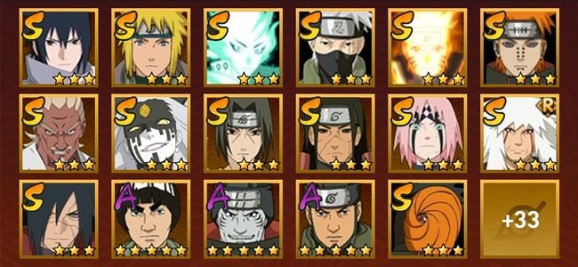 火影忍者V10 15S忍 35A忍 163忍 1973S碎片 15通灵 700W战力 前1000名 上忍