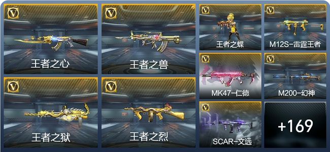 穿越火线：枪战王者V7 20王者武器 189英雄武器 6英雄角色 283万化 专家S