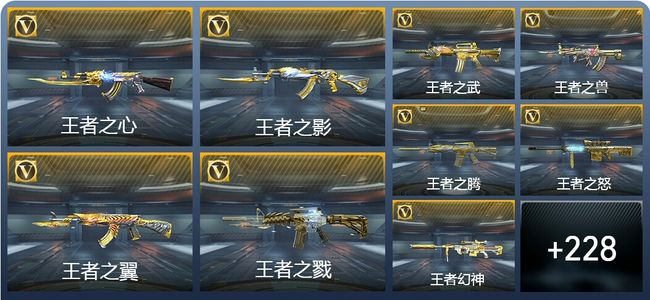 穿越火线：枪战王者48王者武器 237英雄武器 16英雄角色 506万化 专家S