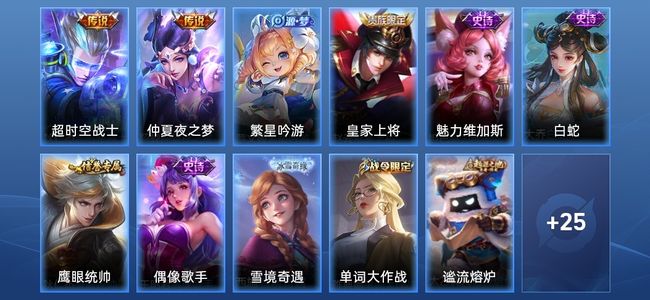 王者荣耀V5 2传说 6史诗 36皮肤 50英雄 尊贵铂金V